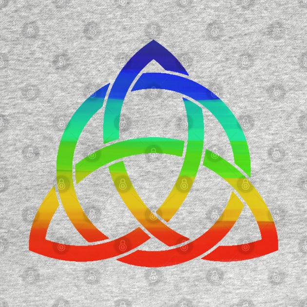 Triquetra Colors 7 chakra by GalartCreations